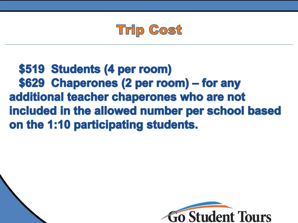 trip cost trip cost
