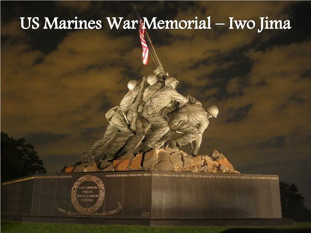 us marines war memorial iwo jima