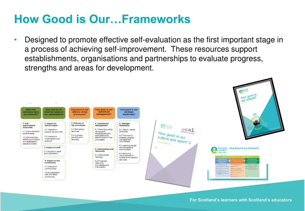how good is our frameworks