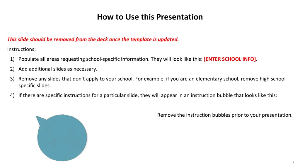 how to use this presentation