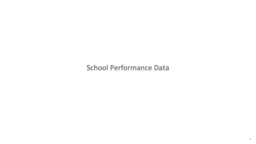 school performance data