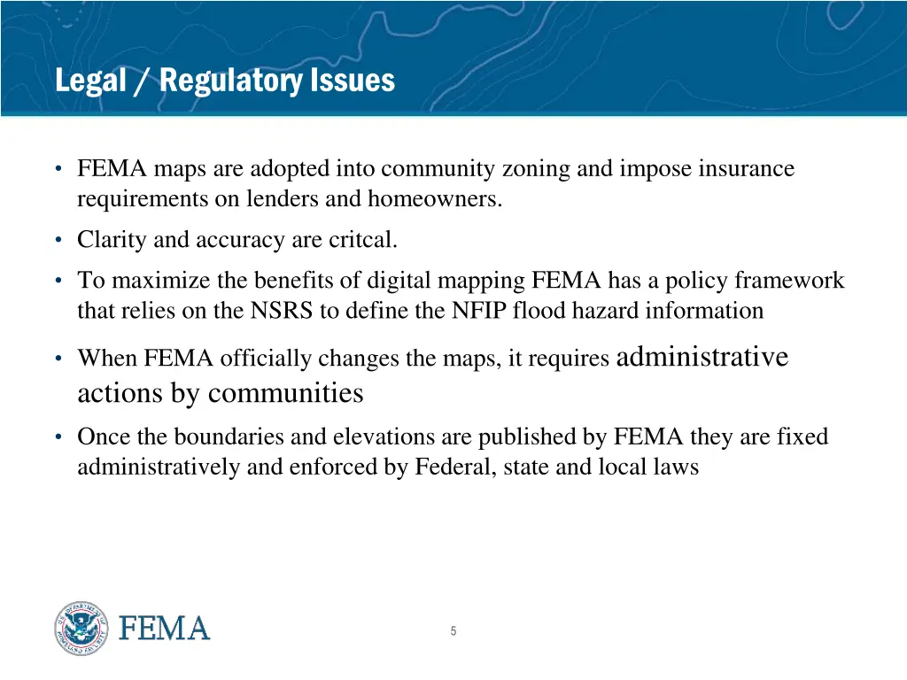 legal regulatory issues
