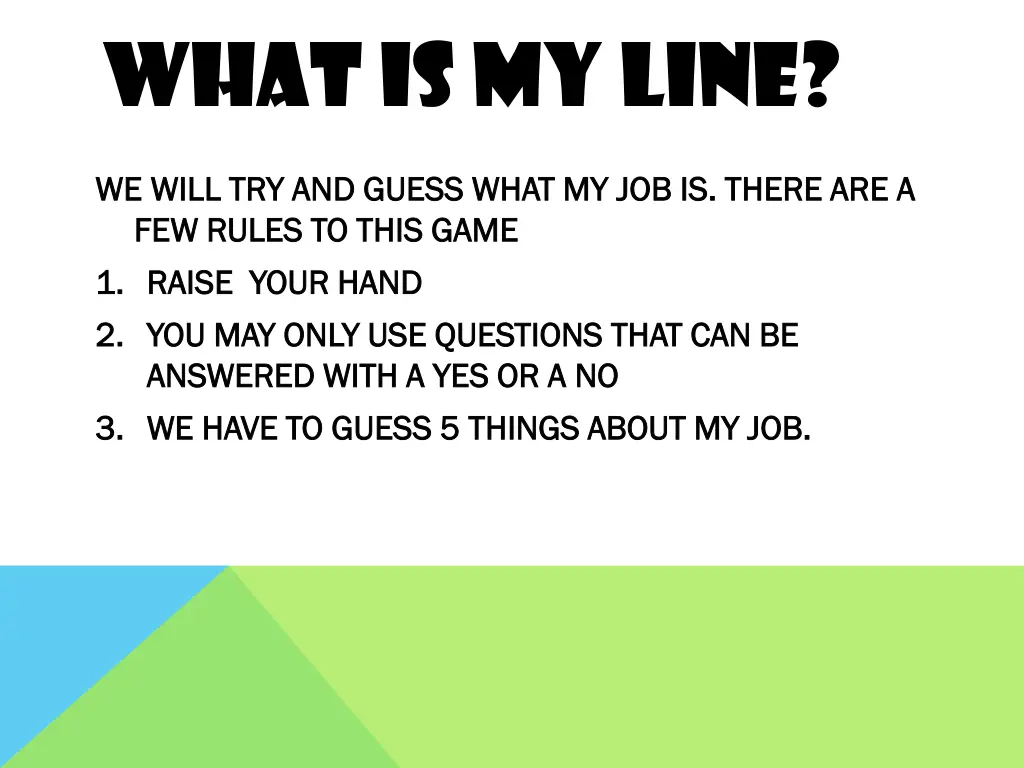 what is my line