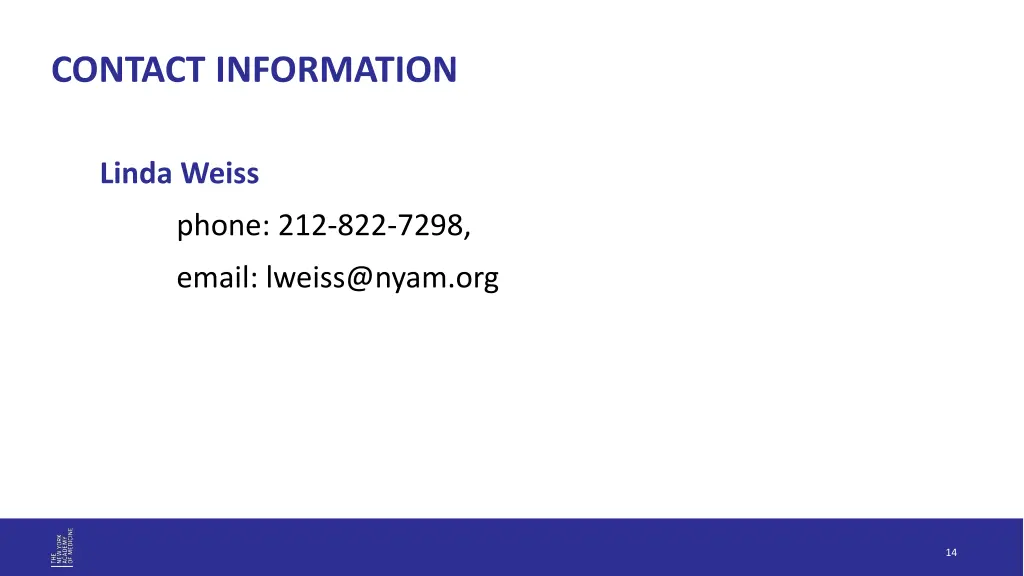 contact information