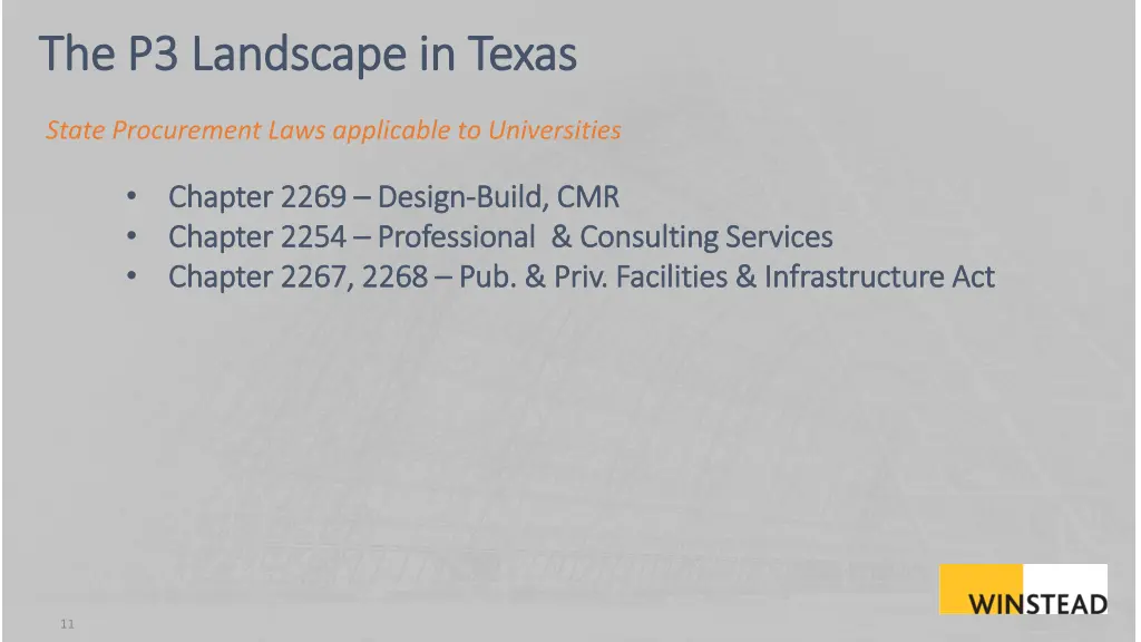 the p3 landscape in texas the p3 landscape