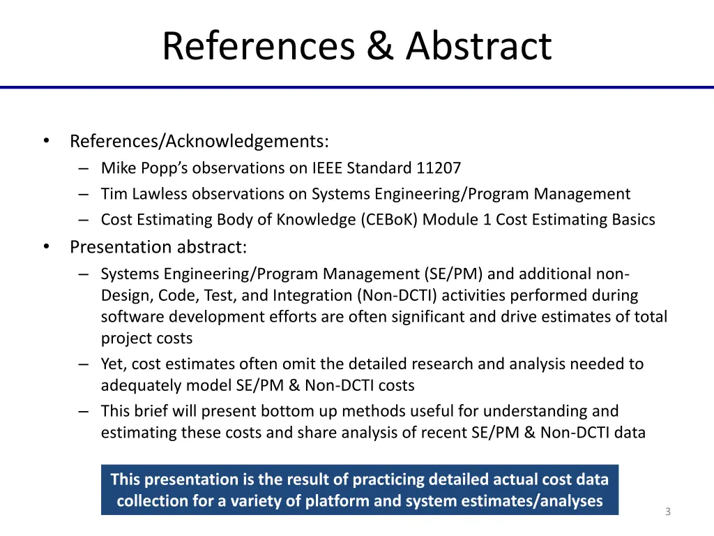 references abstract