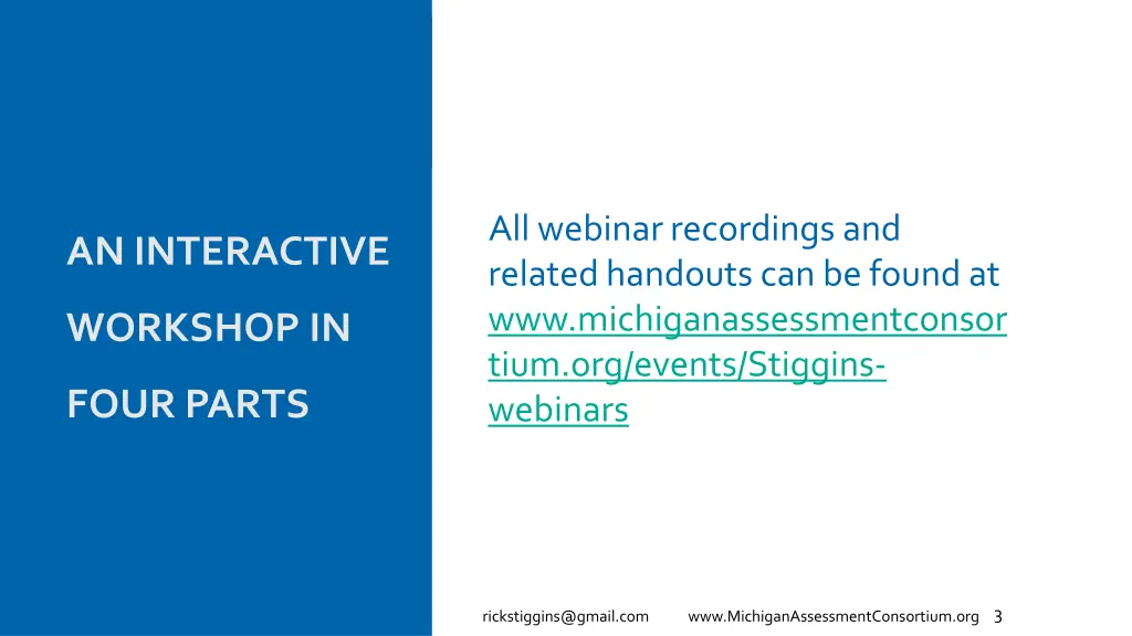 all webinar recordings and related handouts