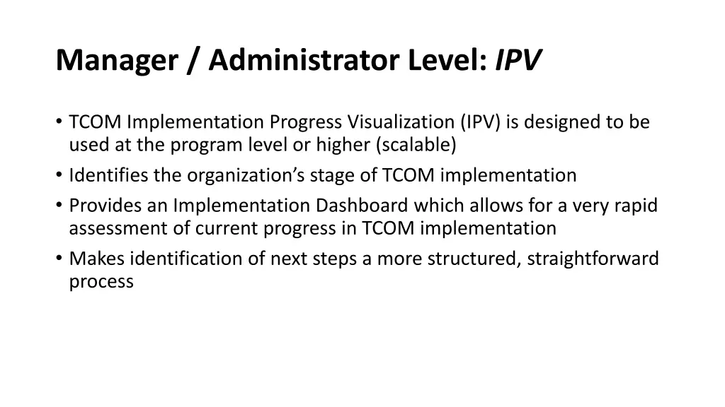 manager administrator level ipv