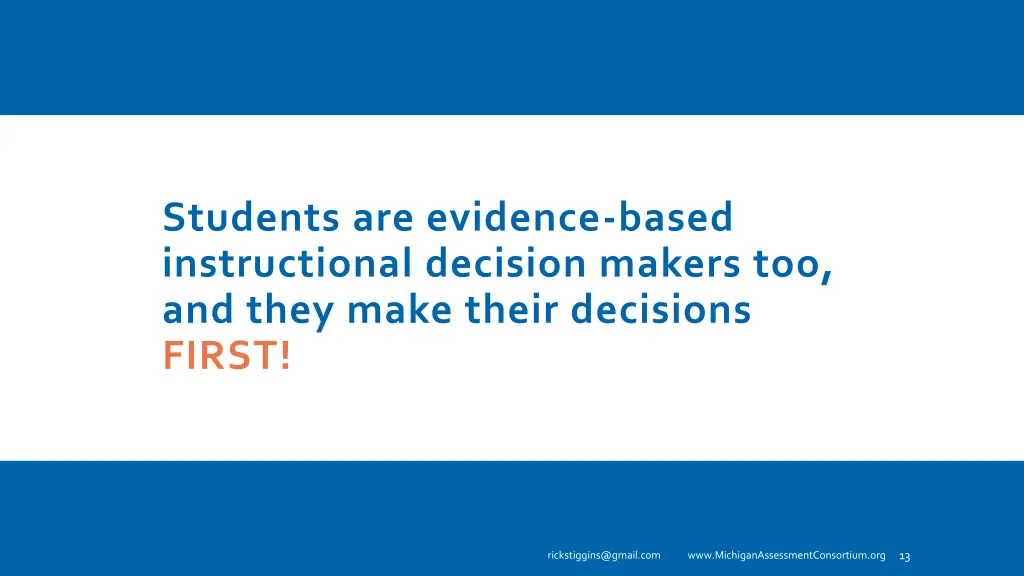 students are evidence based instructional