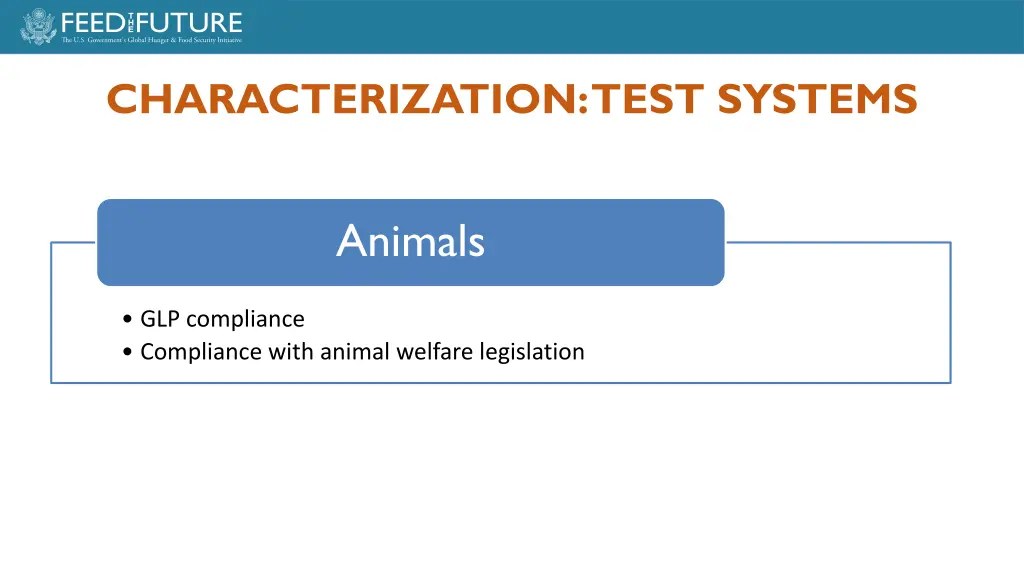 characterization test systems