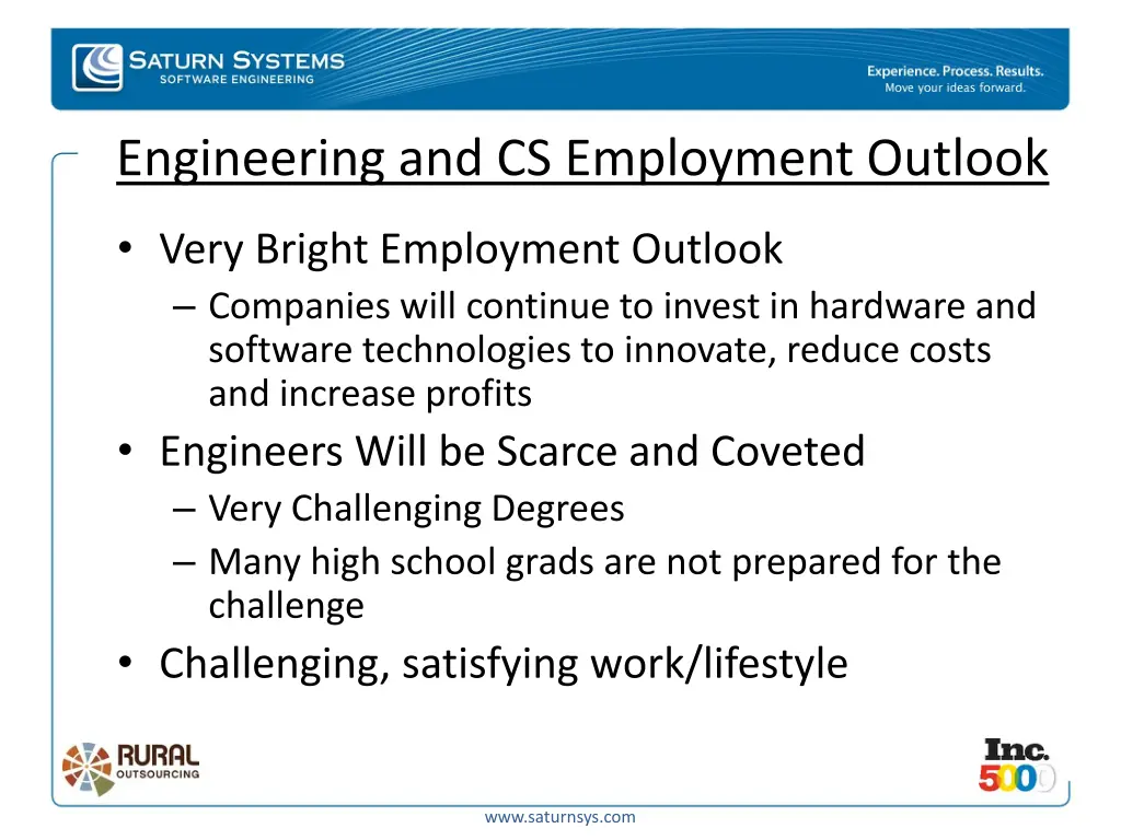 engineering and cs employment outlook