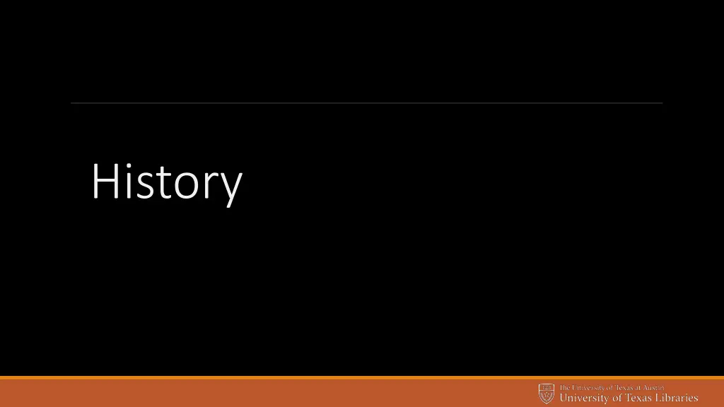 history