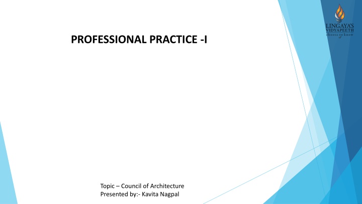 professional practice i