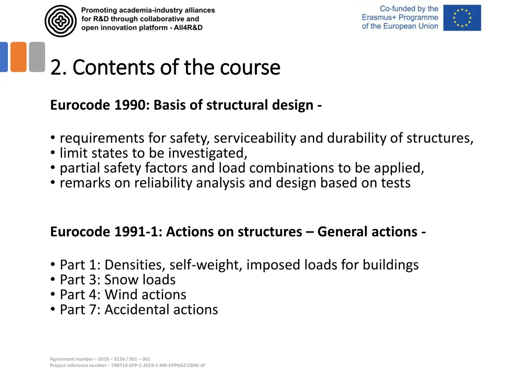 2 contents of the course 2 contents of the course