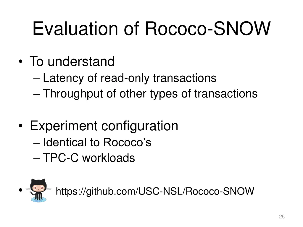 evaluation of rococo snow