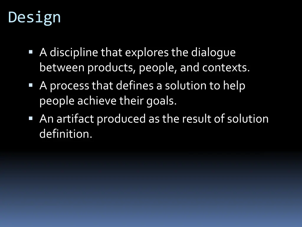 design