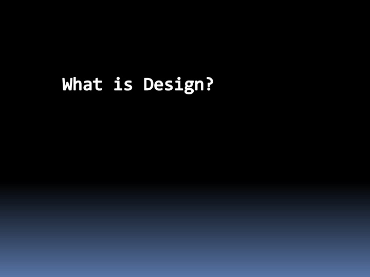 what is design