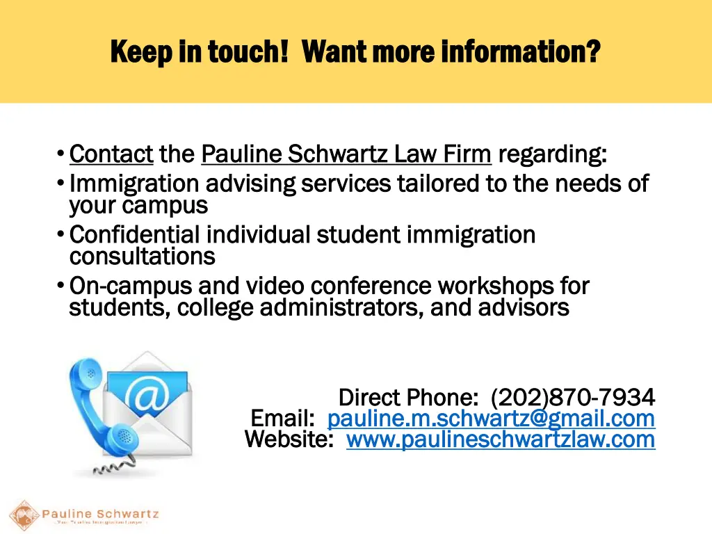 keep keepin touch in touch want more information