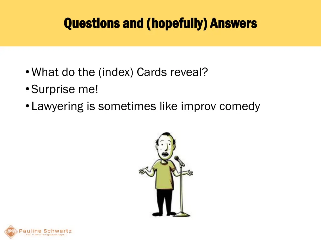 questions questionsand hopefully answers