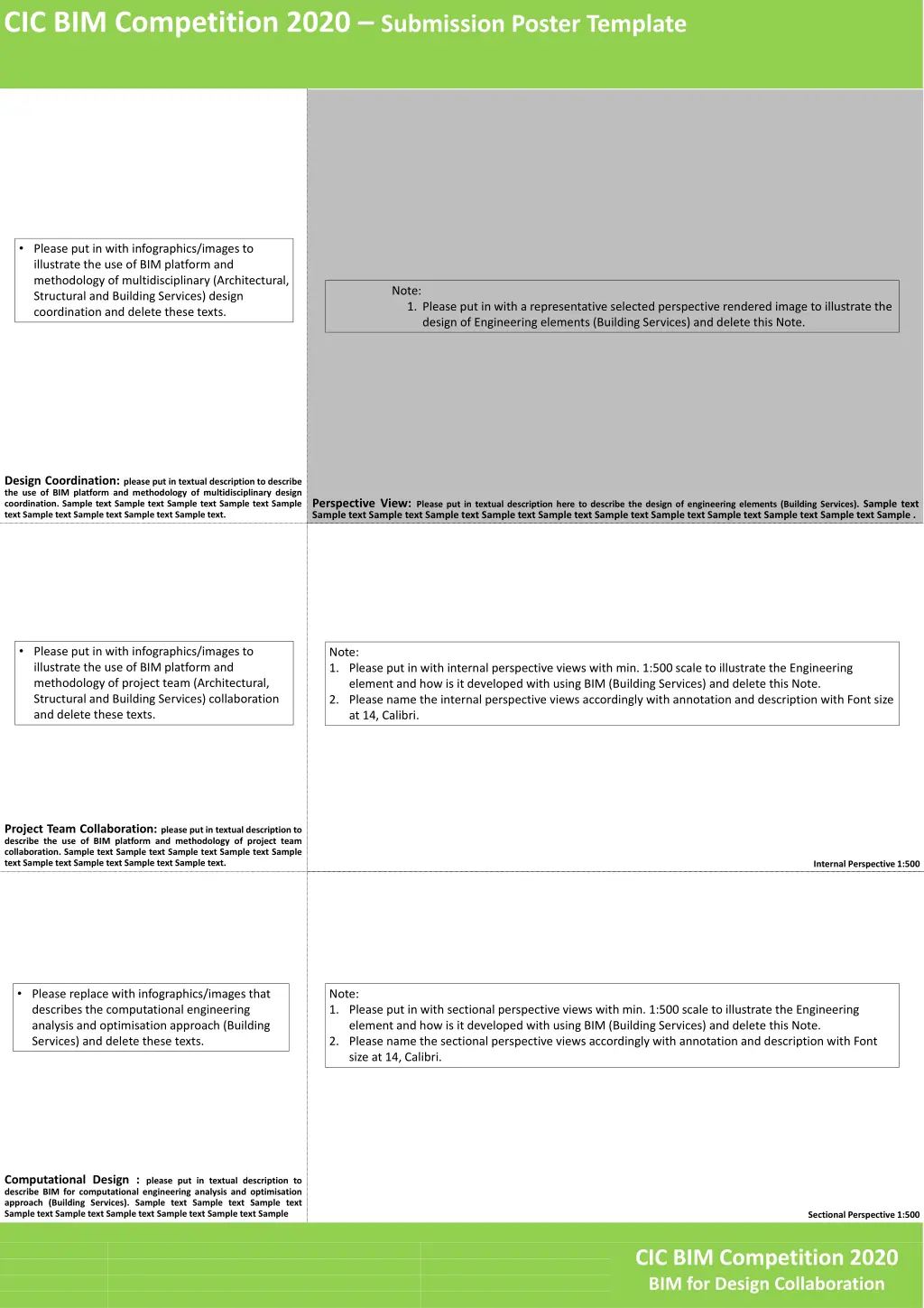 cic bim competition 2020 submission poster 3