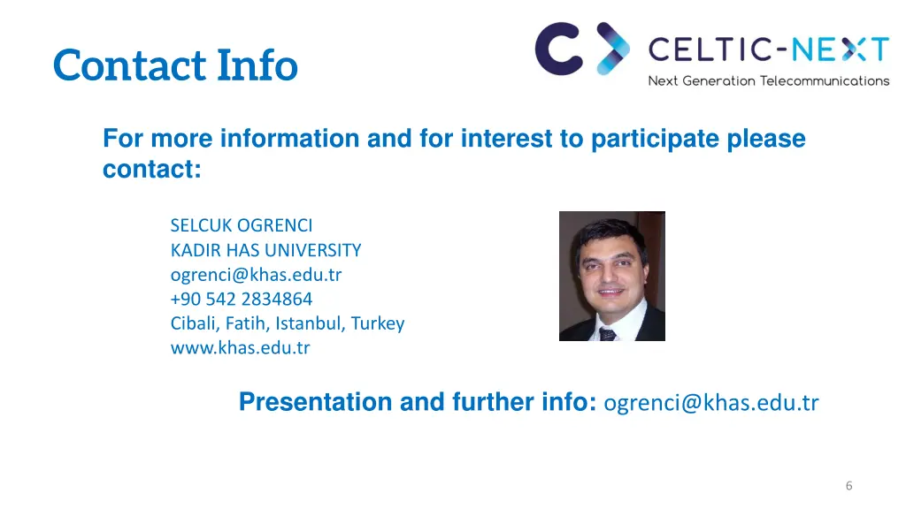 contact info