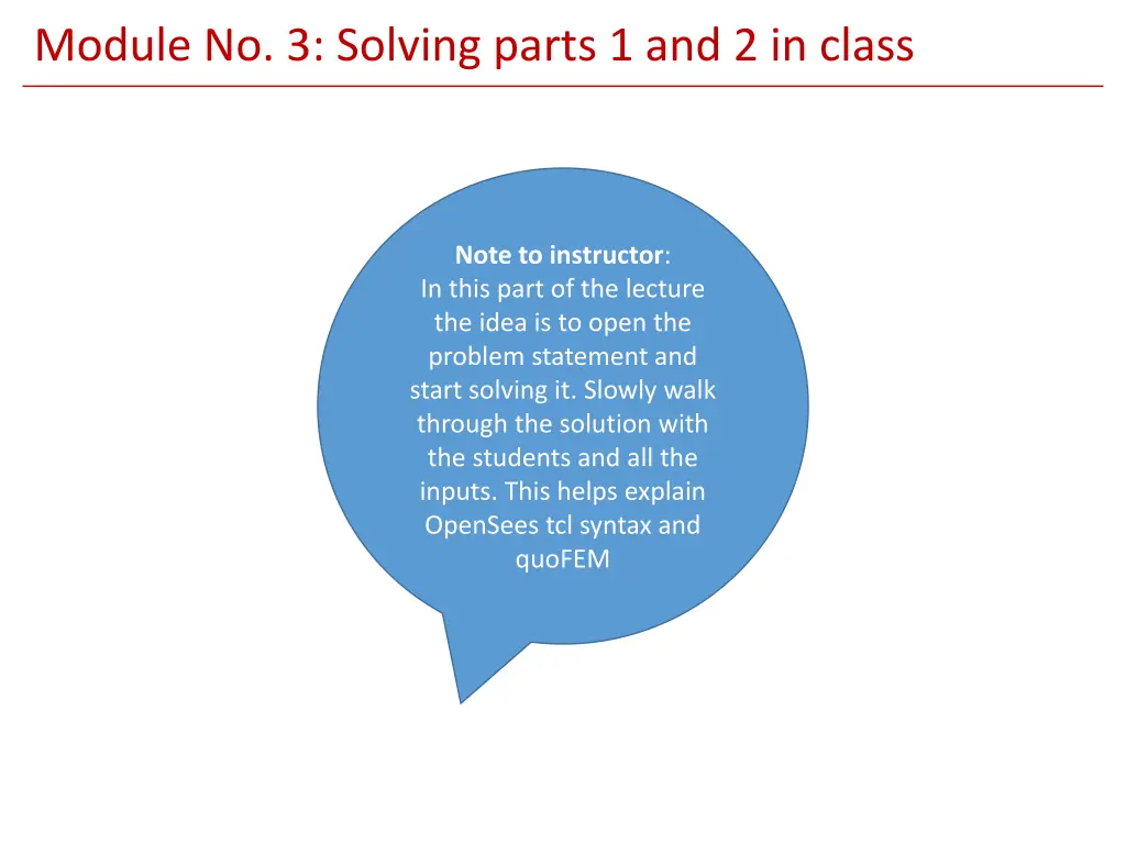 module no 3 solving parts 1 and 2 in class 1