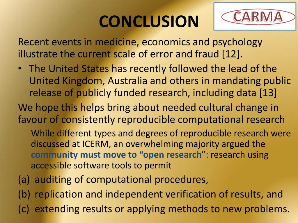 conclusion