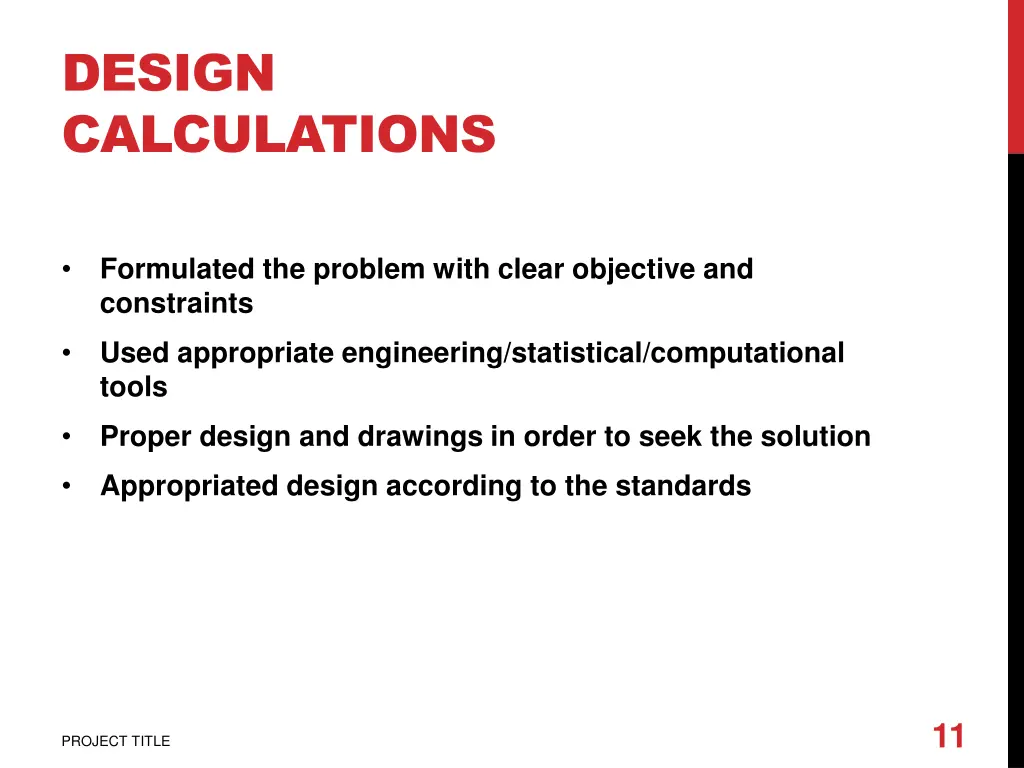 design calculations 1