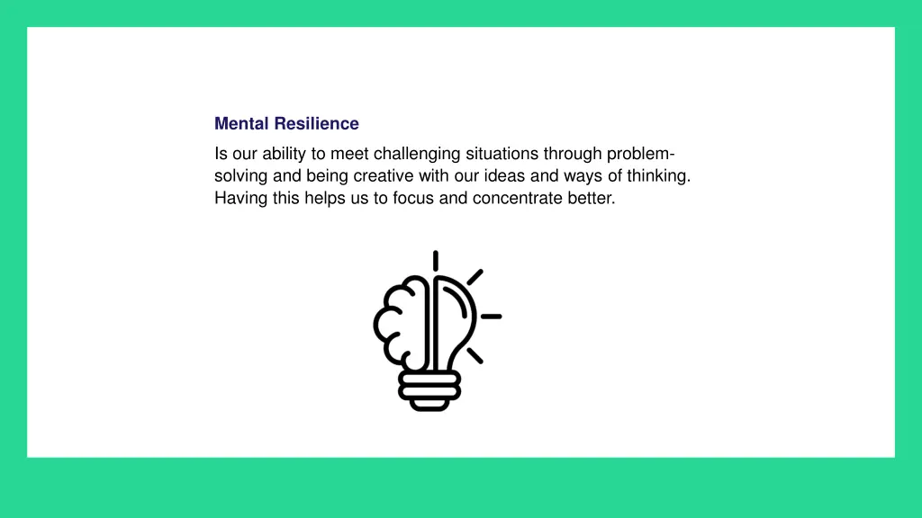 mental resilience