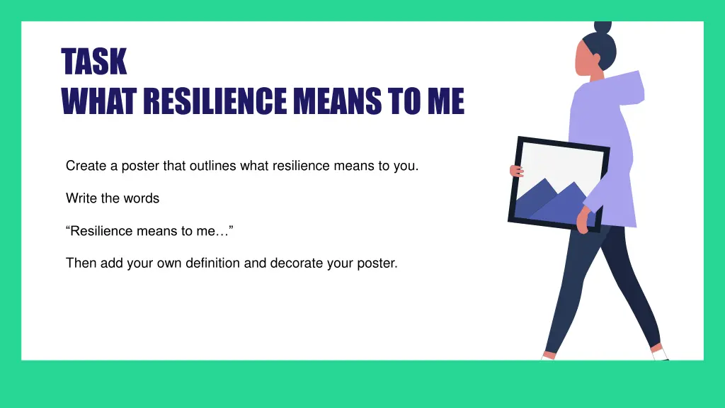 task what resilience means to me