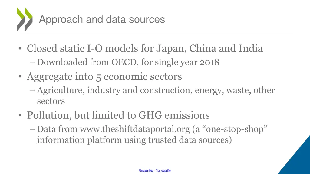 approach and data sources