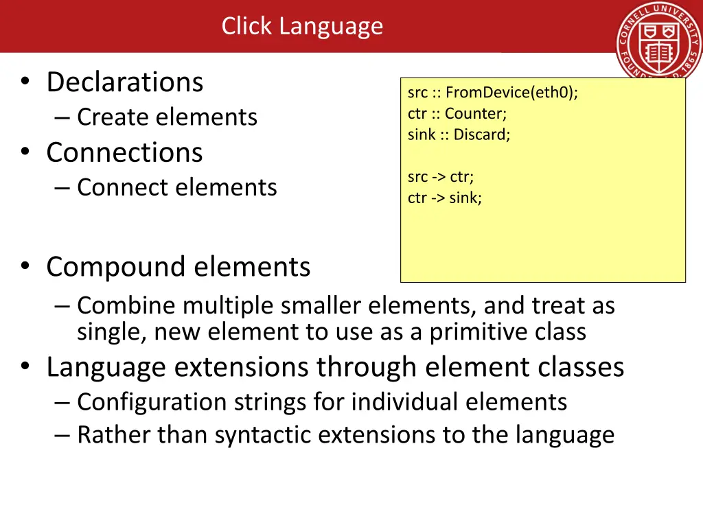 click language