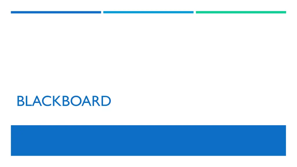 blackboard