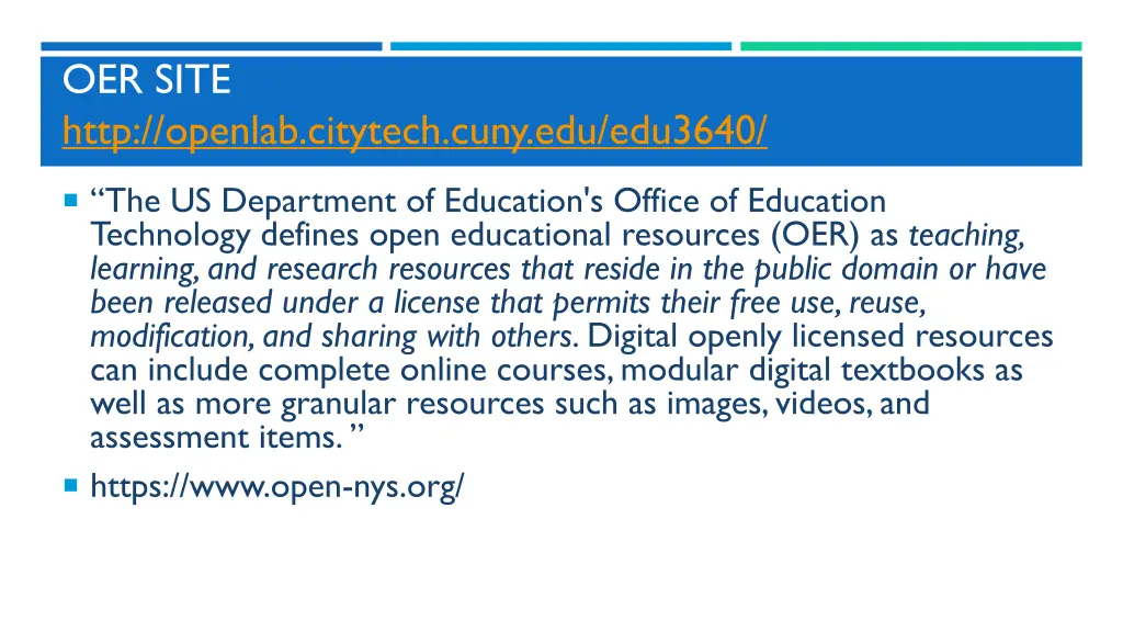 oer site http openlab citytech cuny edu edu3640 1