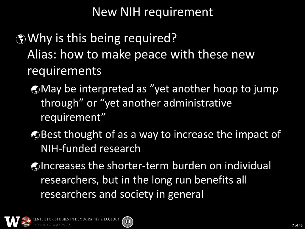 new nih requirement 2