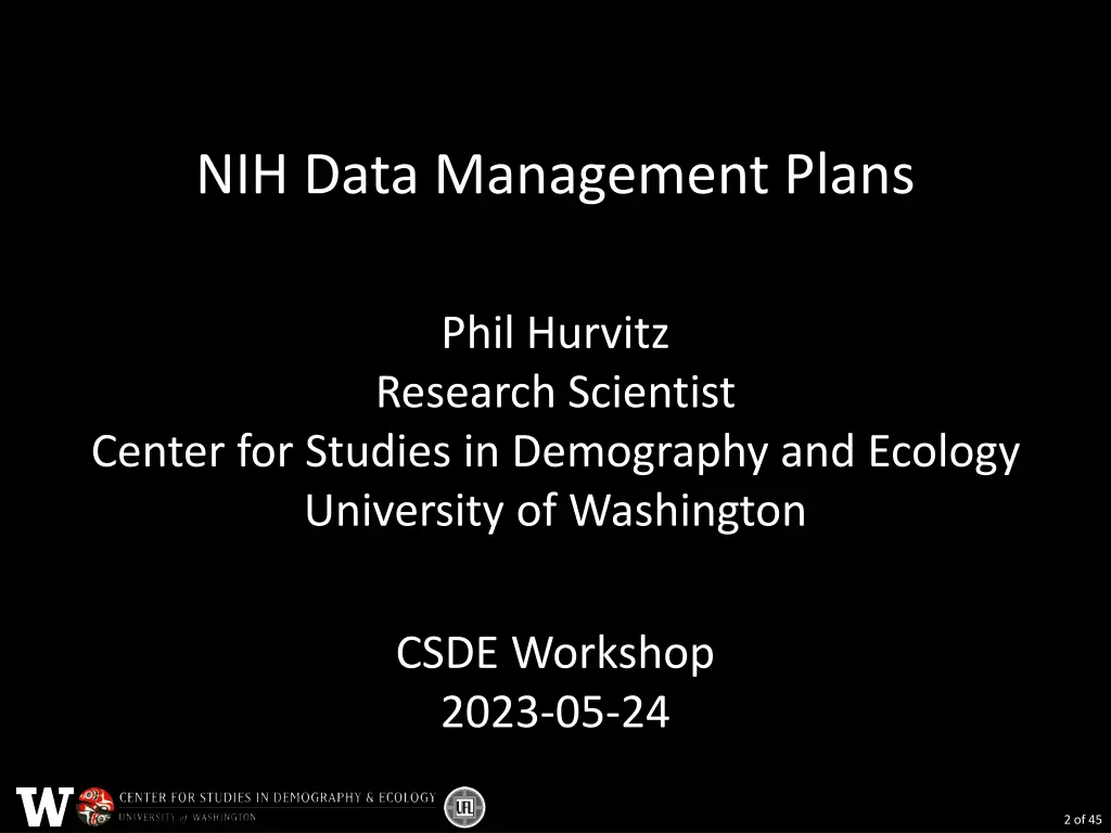 nih data management plans