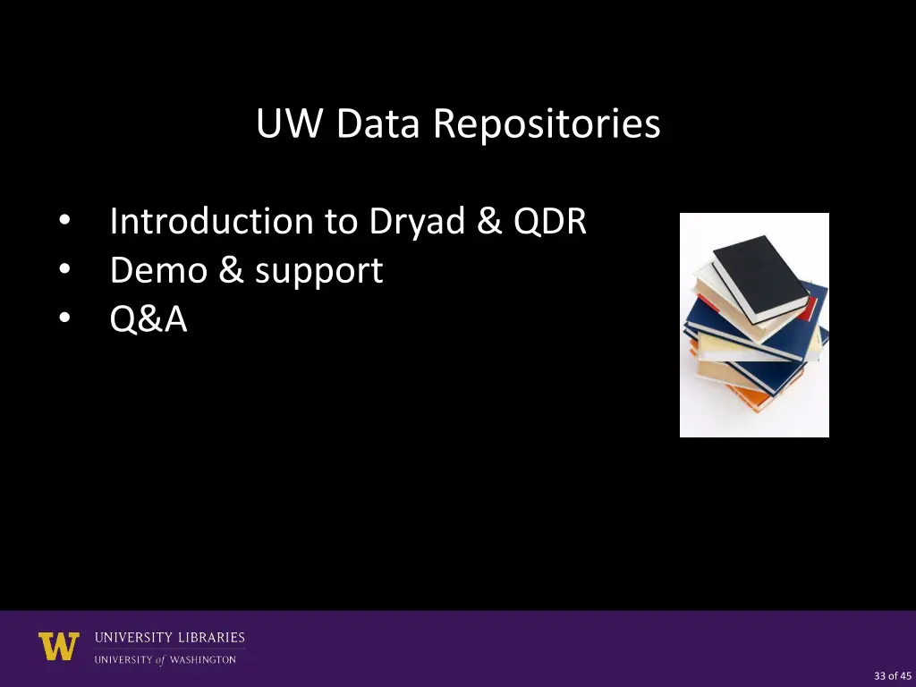 uw data repositories