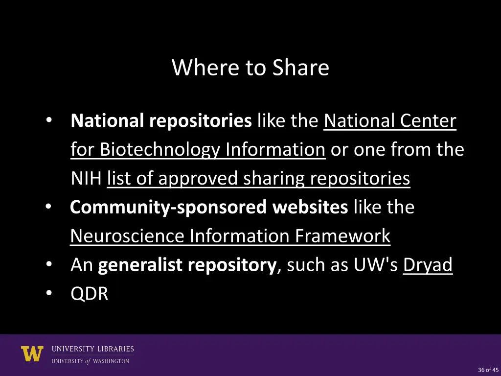 where to share