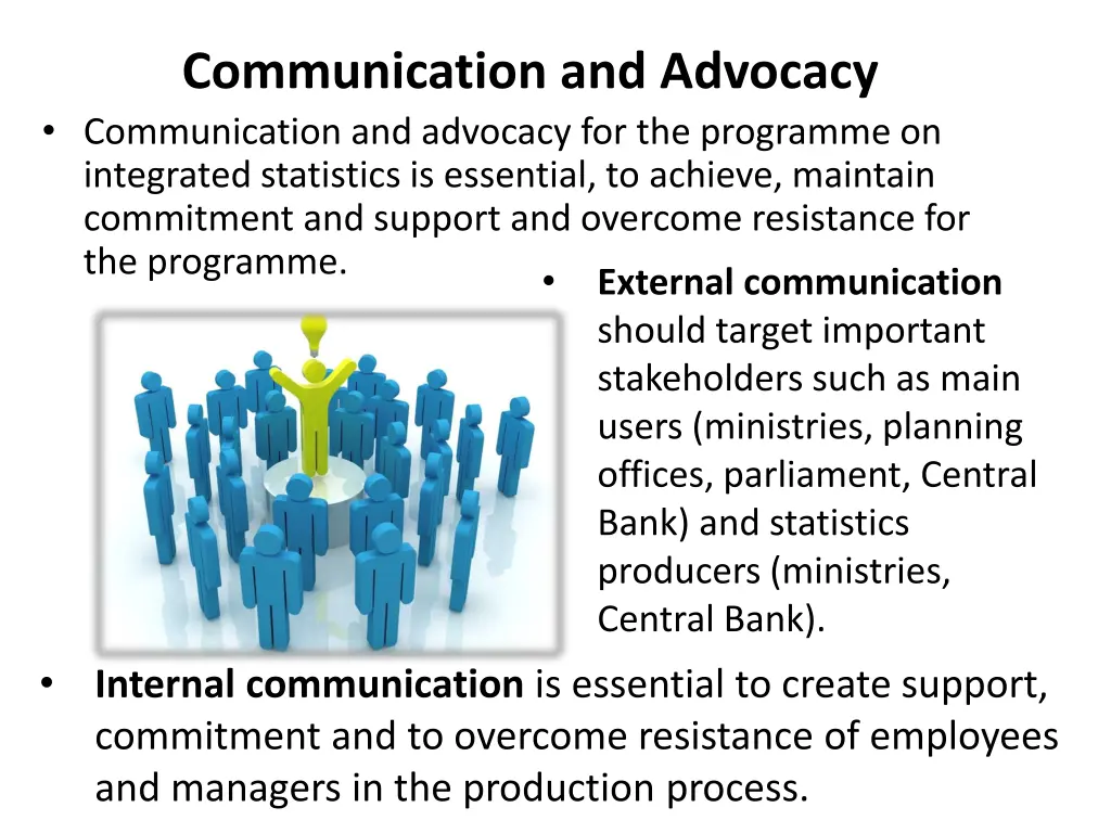 communication and advocacy communication