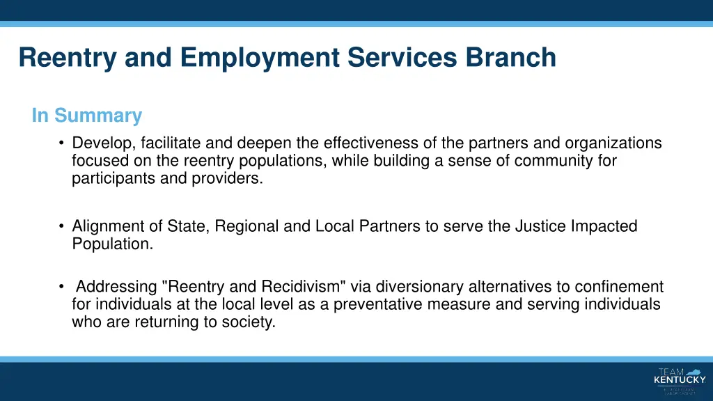 reentry and employment services branch 1
