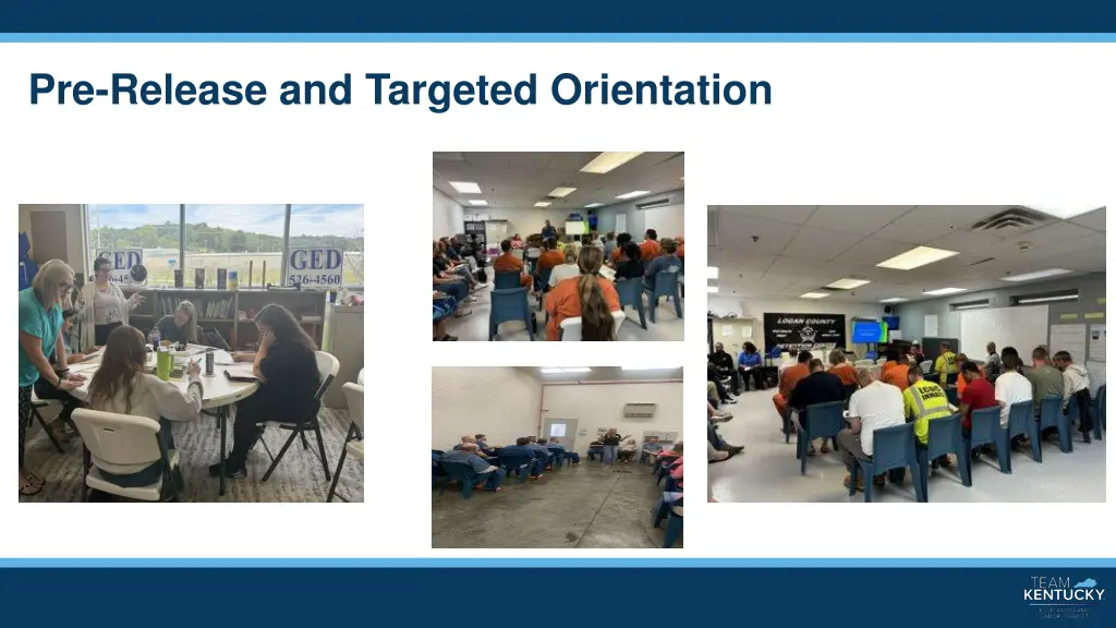 pre release and targeted orientation