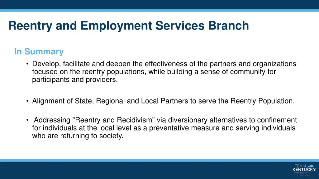 reentry and employment services branch 1