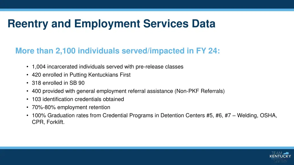 reentry and employment services data