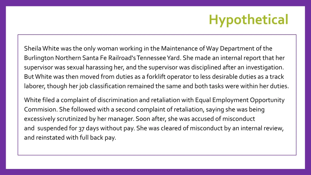 hypothetical 1