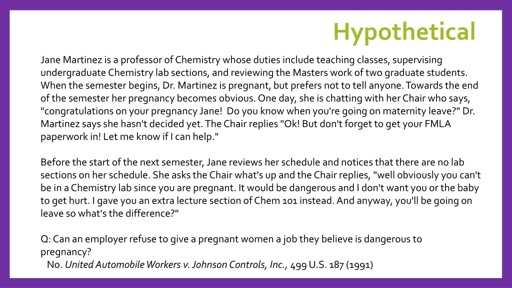 hypothetical