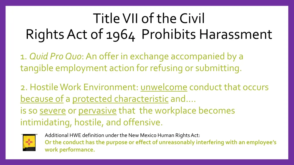 title vii of the civil