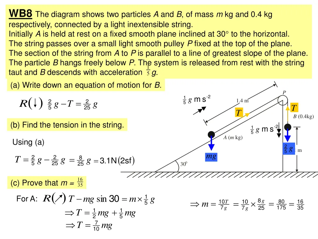 wb8 the diagram shows two particles