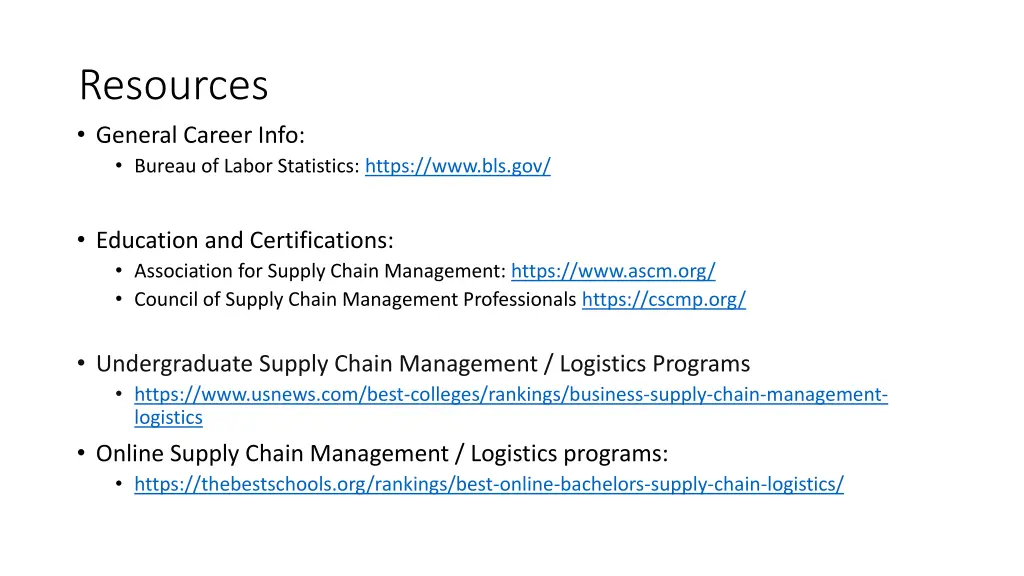 resources general career info bureau of labor