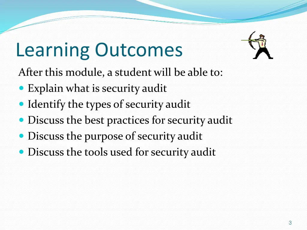 learning outcomes