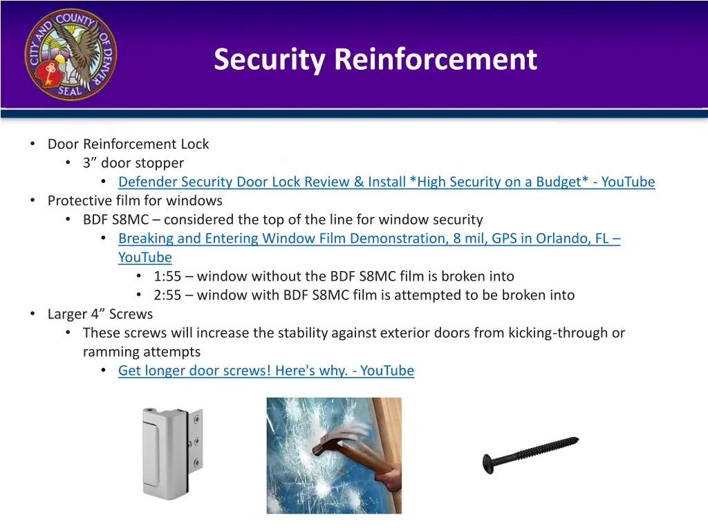 security reinforcement